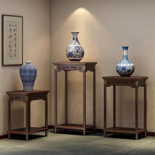 石头多层展示架山水奇石摆放博古架假山造景茶室花瓶摆件底座托架