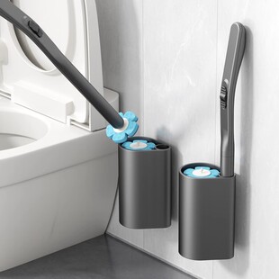 马桶刷家用无死角一次性2026新款 挂卫生间洗厕所清洁神器刷子 壁式