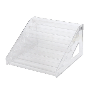 吧唧收纳盒谷子动漫徽章胸针整理盒防尘桌面可放挂件周边大透明盒