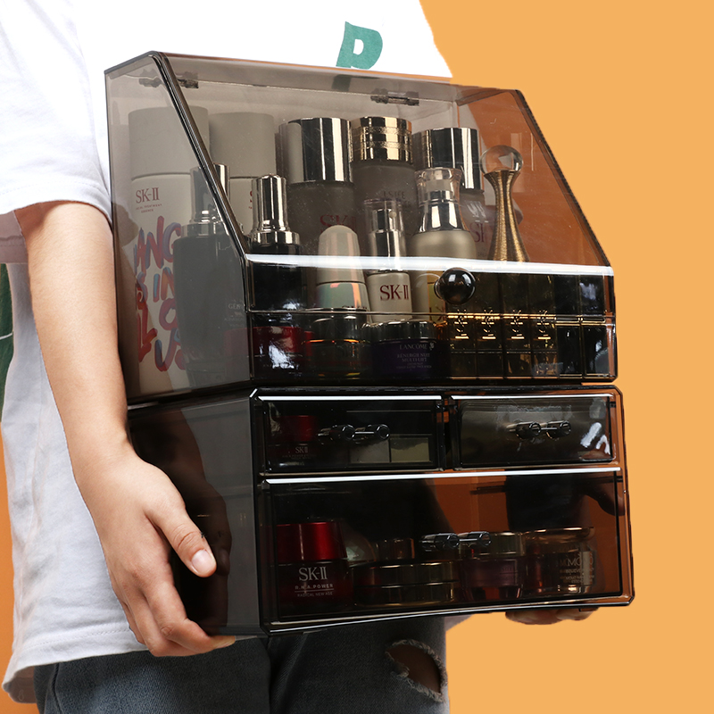 桌面护肤亚克力网红化妆品收纳盒