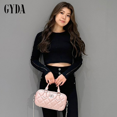 GYDA2024秋冬新品慵懒风百搭通勤袖子镂空罗纹短上衣女0724627658
