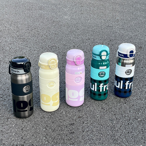 大嘴猴保温杯大容量学生吸管水杯