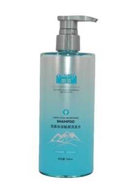 LANTU岚荼冰凉畅爽洗发水洗发露乳清凉舒爽控油净爽头皮蓬松清爽