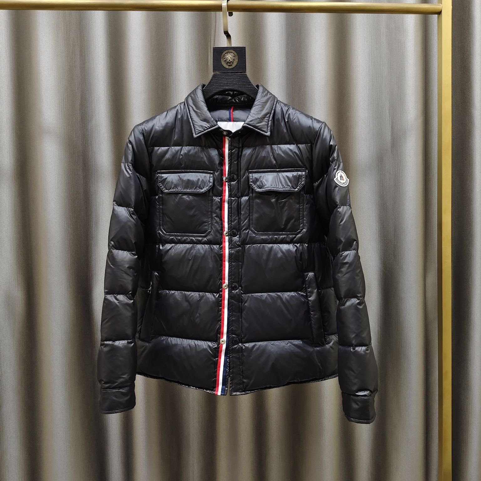 2024冬季新款保暖羽绒服男士潮流时尚休闲百搭翻领白鸭绒外套男装