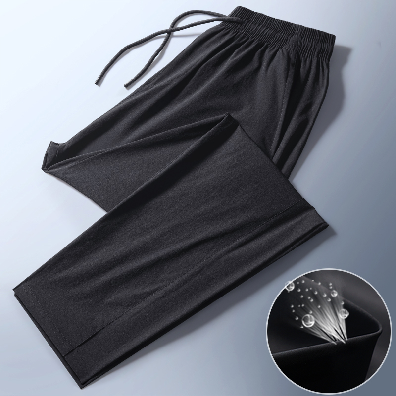 冰丝裤子夏季薄款速干运动宽松