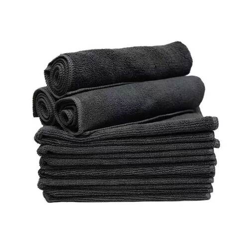 Black Cleaning Soft Cloth Wash Car Kitchen Towel Wiping Rag