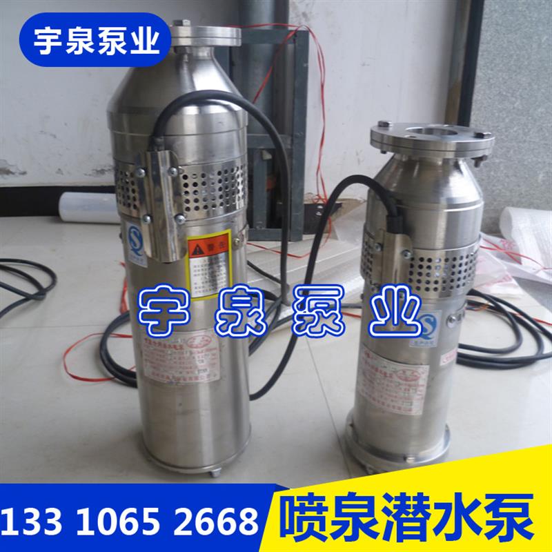 新款QSP120-10-5.5不锈钢喷泉专用潜水泵QS降水泵 不锈钢喷泉包邮
