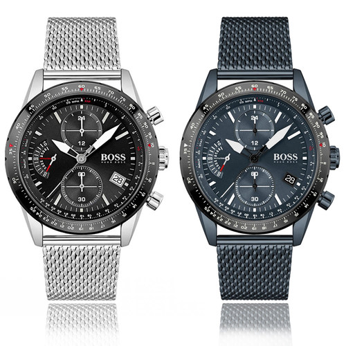 HugoBoss商务休闲石英机芯男表