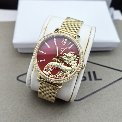 FOSSIL手表时尚镶钻石英表女表
