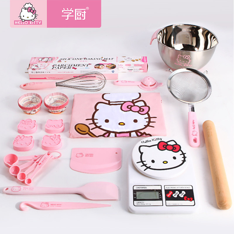 学厨 Kitty烘焙工具套装入门家用烤箱模具新手全套可爱卡通凯蒂猫使用感如何?