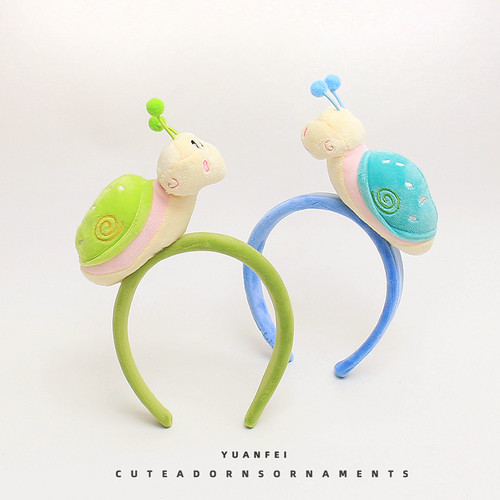 创意蜗牛发箍可爱卡通动物卡通头饰搞怪拍照表演发卡卖萌个性头箍