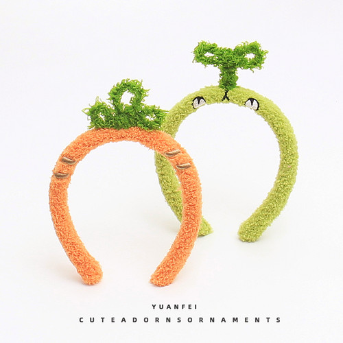 萝卜可爱卡通拍照发箍