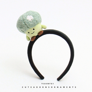 搞怪西兰花发箍蔬菜头饰可爱卡通创意头箍卖萌网红表演拍照发卡女