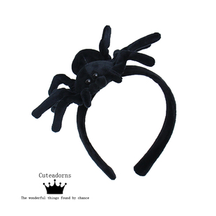 创意搞怪蜘蛛发箍卡通昆虫造型头饰新款 直播拍照发卡 可爱头箍个性