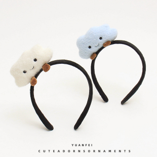 可爱云朵发箍创意卡通头饰儿童成人表演道具拍照发卡搞怪超萌头箍