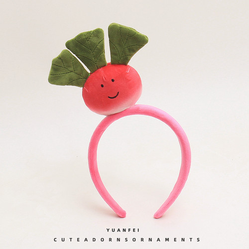 创意红萝卜发箍可爱蔬菜萌趣卡通头饰搞怪拍照发卡女趣味卖萌头箍