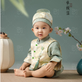 少爷服男童新中式 古装 国风影楼拍照服饰 儿童摄影服装 2025新款