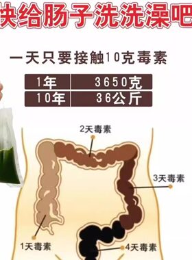 [秒杀]美容院肠排 绿茶咖啡粉 灌肠粉套装 酵素结肠spa产品肝胆