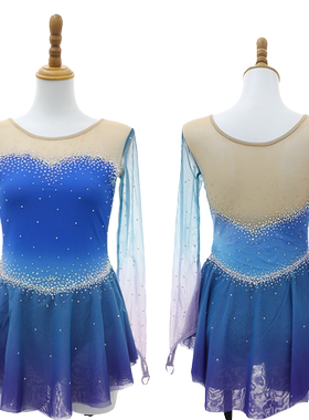 DVWVB 设计定制花样滑冰服装花样滑冰表演服儿童成人女款Y367