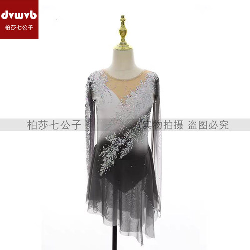 DVWVB设计定制花样滑冰服装花样滑冰表演服考级儿童成人女款Y773