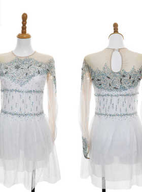 DVWVB设计定制花样滑冰服装花样滑冰表演服考级儿童成人女款Y419