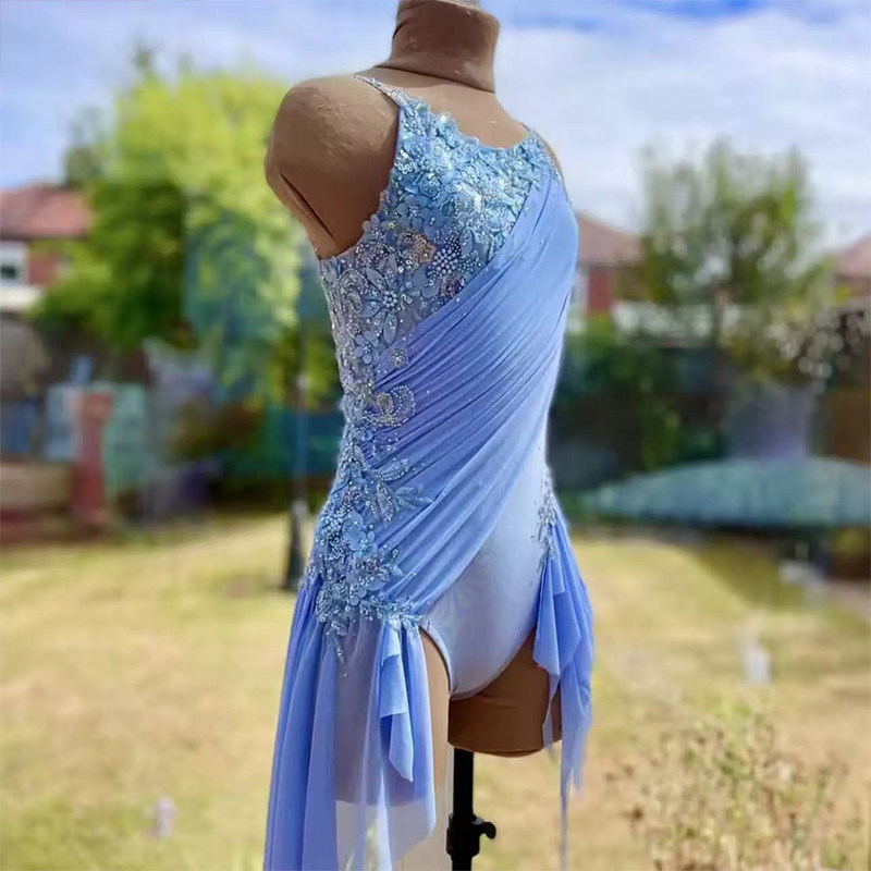 DVWVBX现代抒情舞钢管舞演出女空中瑜伽比赛服杂技吊环服0013