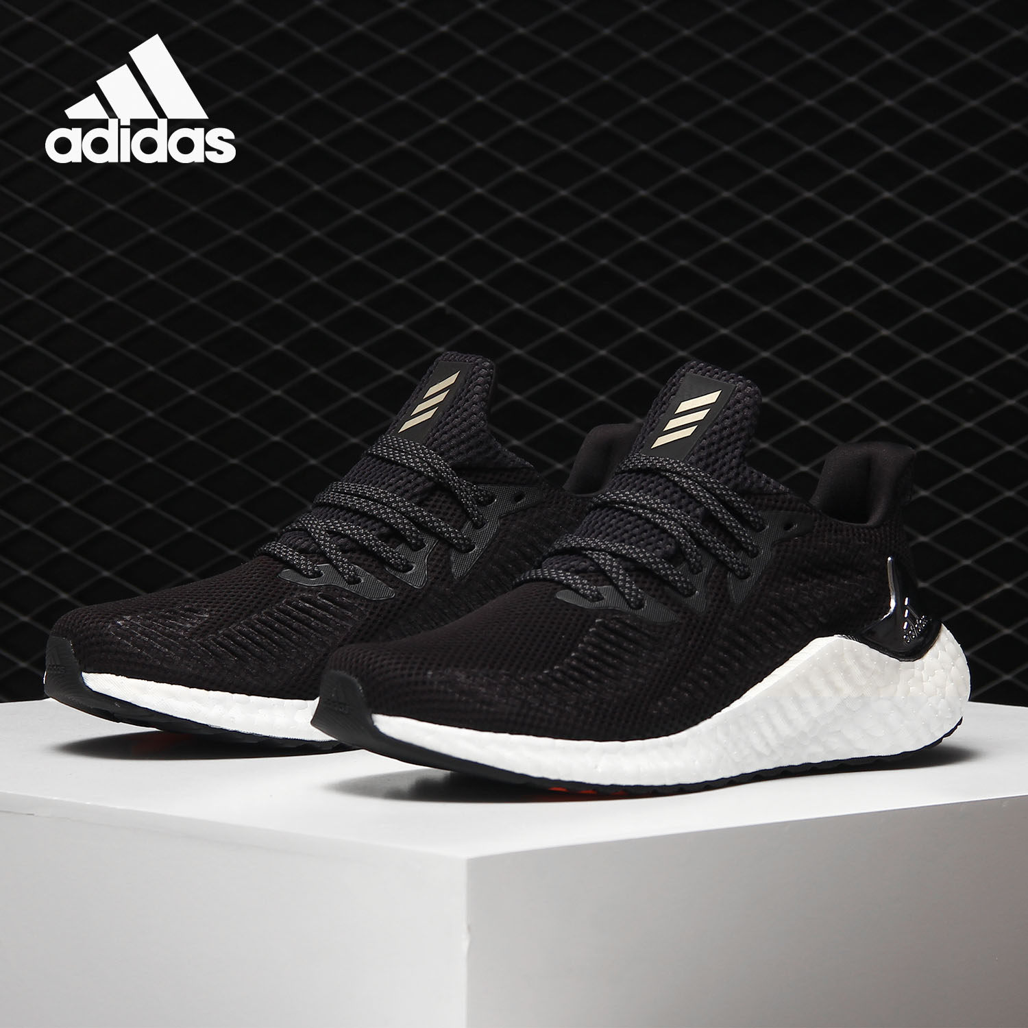Adidas/阿迪达斯正品Alphaboost 男女缓震舒适跑步运动鞋 EF1183