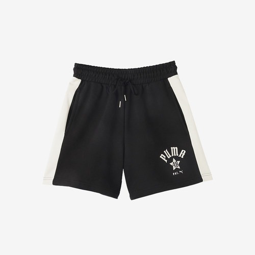 Puma/彪马正品轻盈夏季新款女士拼色透气宽松训练休闲运动短裤