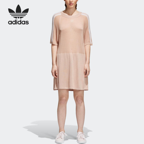 Adidas/阿迪达斯正品当季三叶草 TREFOIL DRESS 女子连衣裙CY5844