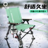 渔之源欧式 折叠便捷钓鱼椅小钓鱼折叠椅 钓椅野钓专用2025新型新款