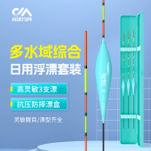 川泽NL浮漂套装 全套带漂盒野钓轻口鲫鱼纳米高灵敏加粗醒目大物漂