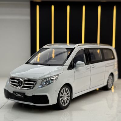 124奔驰V260L商务车合金车模型