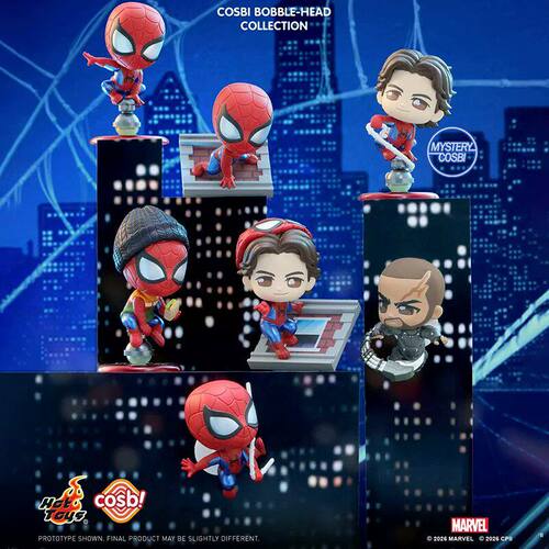 正版HotToys蜘蛛侠4盲盒手办公仔