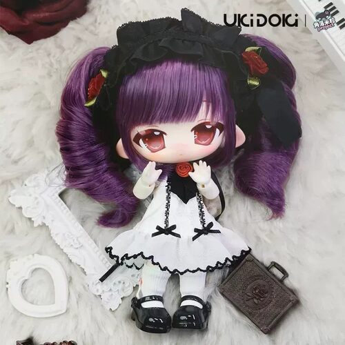 正版UKI DOKI-角落米粒BJD盲盒植发三插十二可动人偶手办潮玩摆件