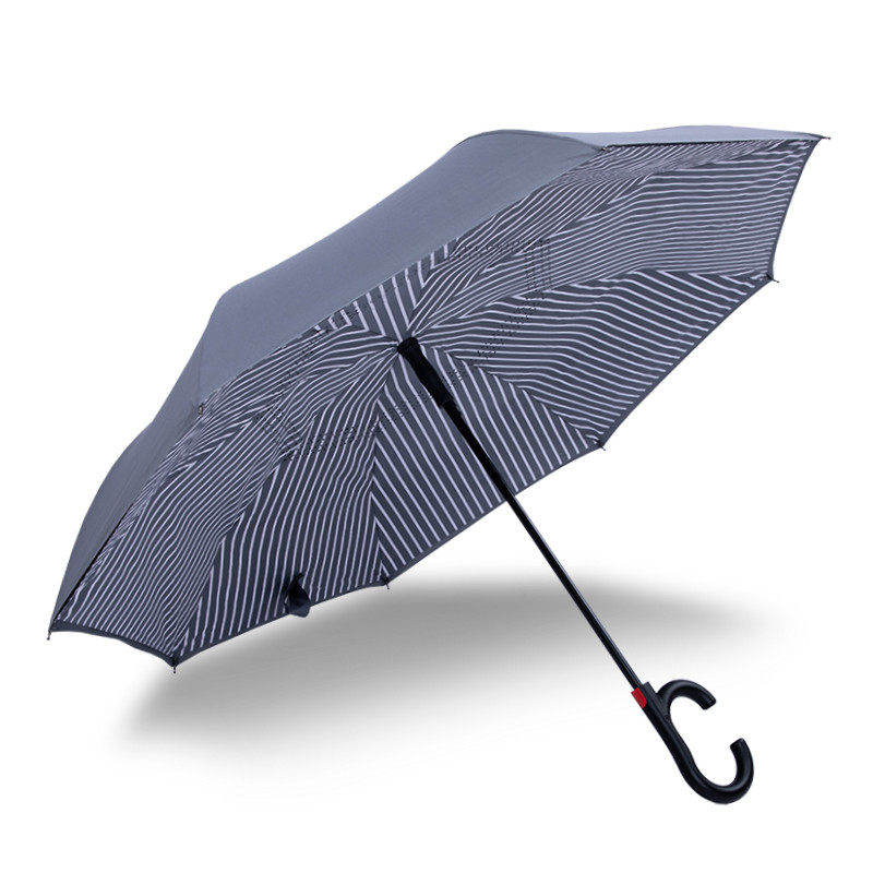 Free Umbrella Reverse double-deck stripe fully automatic Car rain or shine Dual use automobile Double Long-handled umbrella men and womenin the Home Daily , Umbrella/Rain gear/Rain/Moistureproof , Umbrella  category - from Buy2taobao.com to provide professional Taobao agent buy service