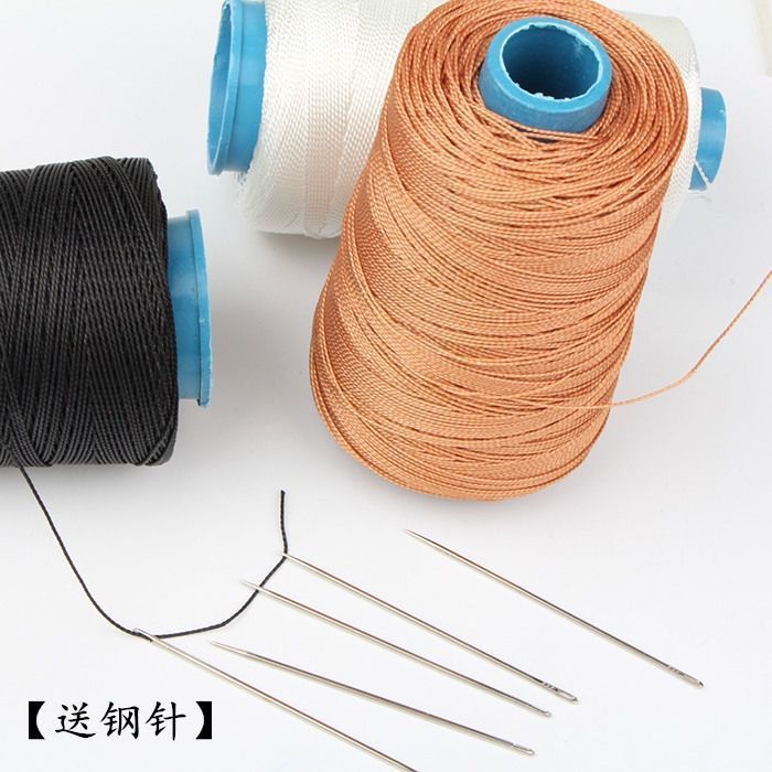 【送5枚钢针】上鞋底线修鞋补鞋尼龙强胶线轮胎线缝鞋补鞋专用线