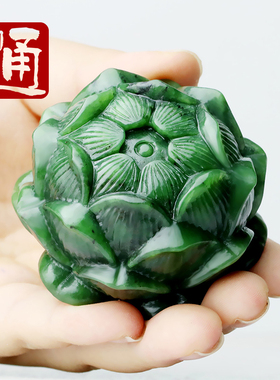 整块玉料一体雕刻成型带礼盒