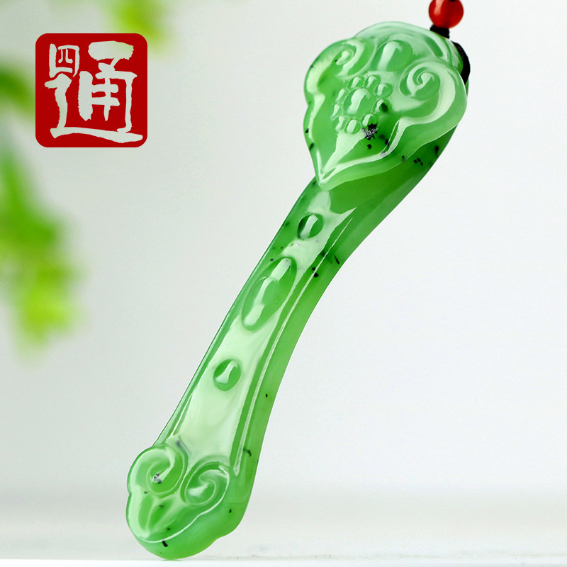 甄选老料苹果绿立体造型完事如意