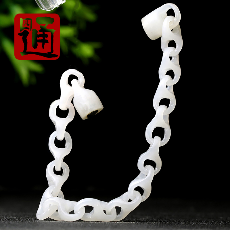 甄选老料白润无暇环环相扣精致美