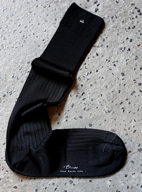 Beeff “高”光泽绅士袜 铜氨丝 中长筒 薄透夏季 商务高端正装袜