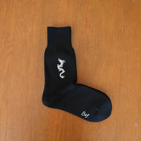 BeeffSocks Limited Edition zodiac Socks for the Year of the Dragon, embroidered mid-calf socks, boneless thick needle red socks for the zodiac year thumbnail 2