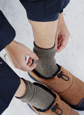 Beeff 无压松口毛巾袜 空气毛圈保暖柔软 男女秋冬长袜孕妇月子袜