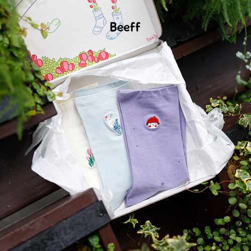 Beeff夏日刺绣三色组合
