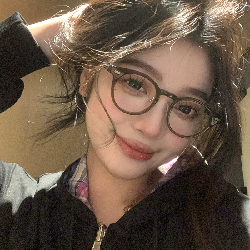 光野复古小众超轻显瘦近视眼镜