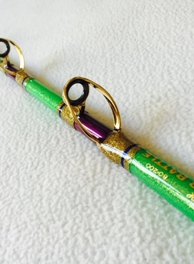 2.4米500号电铰深海沉底船竿钓鱼竿翠绿日本技研Alligator\u0028