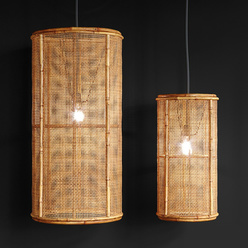 新中式布艺餐厅客厅吊灯