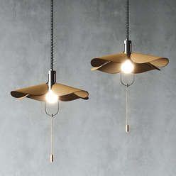 侘寂风餐厅床头吊灯