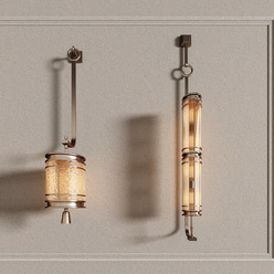 现代轻奢书房过道壁灯