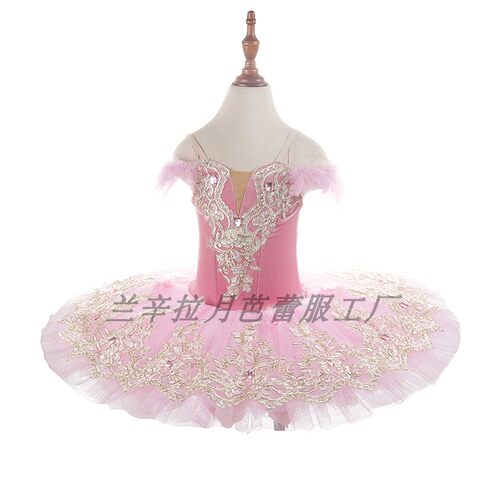 粉色芭蕾tutu蓬蓬简易纱裙儿童