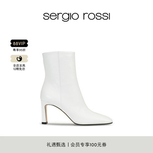 Sergio SR女鞋 KIM系列简约随性细跟高跟短靴踝靴女 Rossi